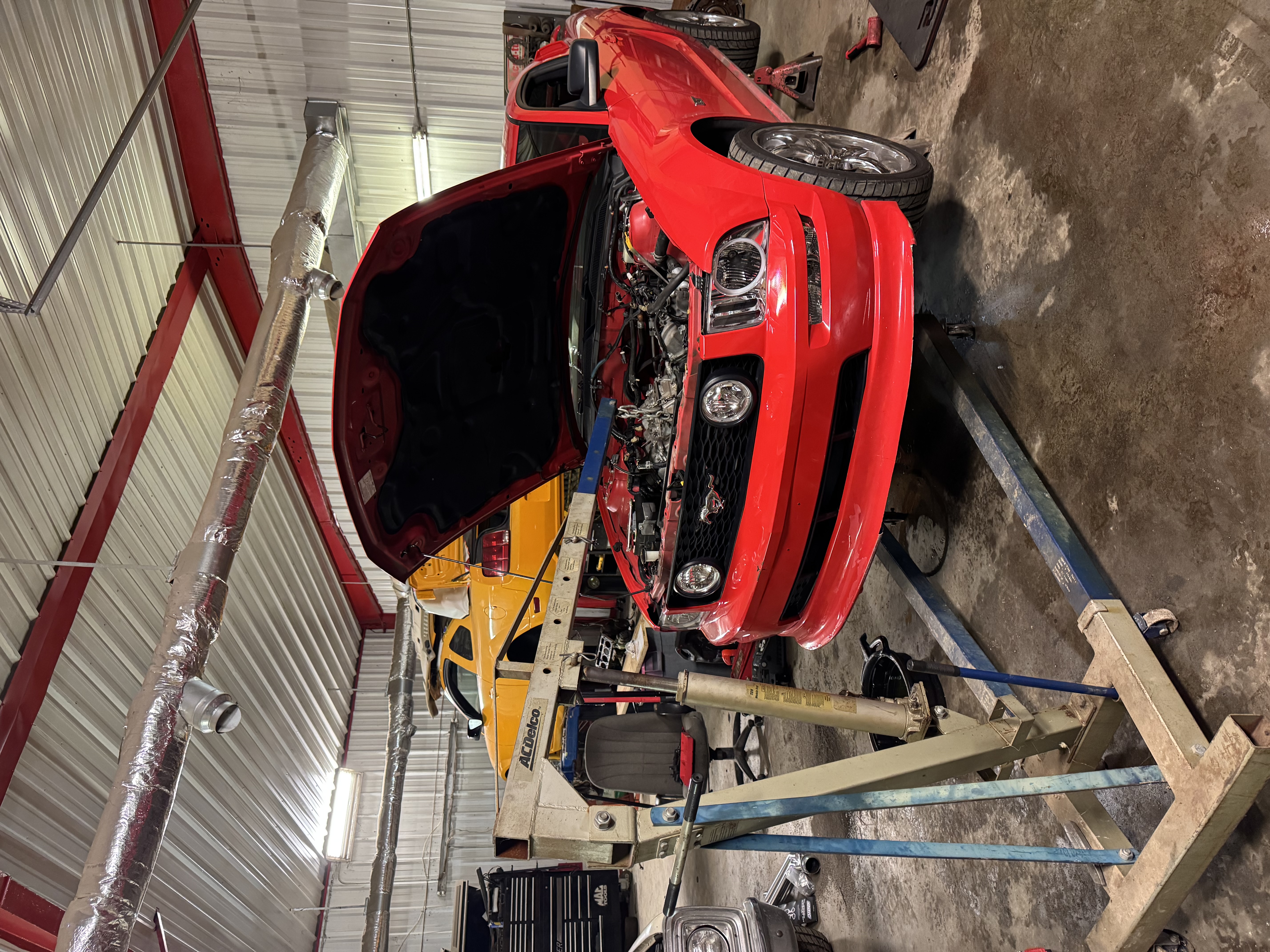 Mustang engine teardown build photo